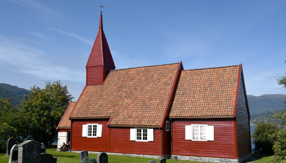 Gamle Gimmestad kyrkje.