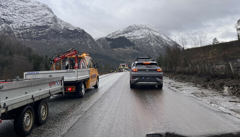 Gjødselkjellar i Jølster har kollapsa