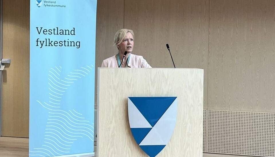Fylkestinget har valt Sigrid Brattabø Handegard (Sp) til ny leiar for hovudutval for næring. Foto: Hilde Joranger Mæland/Vestland fylkeskommune.