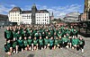 Jølstertroppen i Oslo før Holmenkollstafetten 2025.