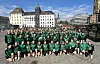 Jølstertroppen i Oslo før Holmenkollstafetten 2025.