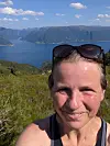 Silje Sørebø på fjelltur.