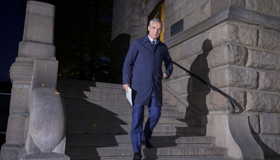 Finansminister Jens Stoltenberg seier at neste års statsbudsjett handlar om å tryggje landet.
