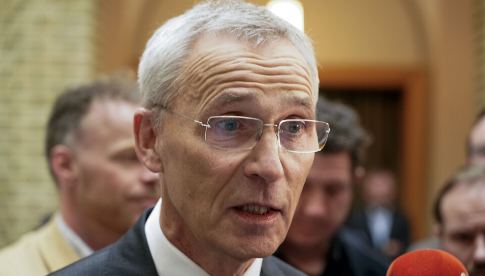 Finansminister Jens Stoltenberg møtte onsdag pressa for å kommentere budsjett-striden.