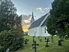 Vereide kyrkje, kveld